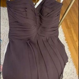 Chocolate Brown David’s Bridal Dress